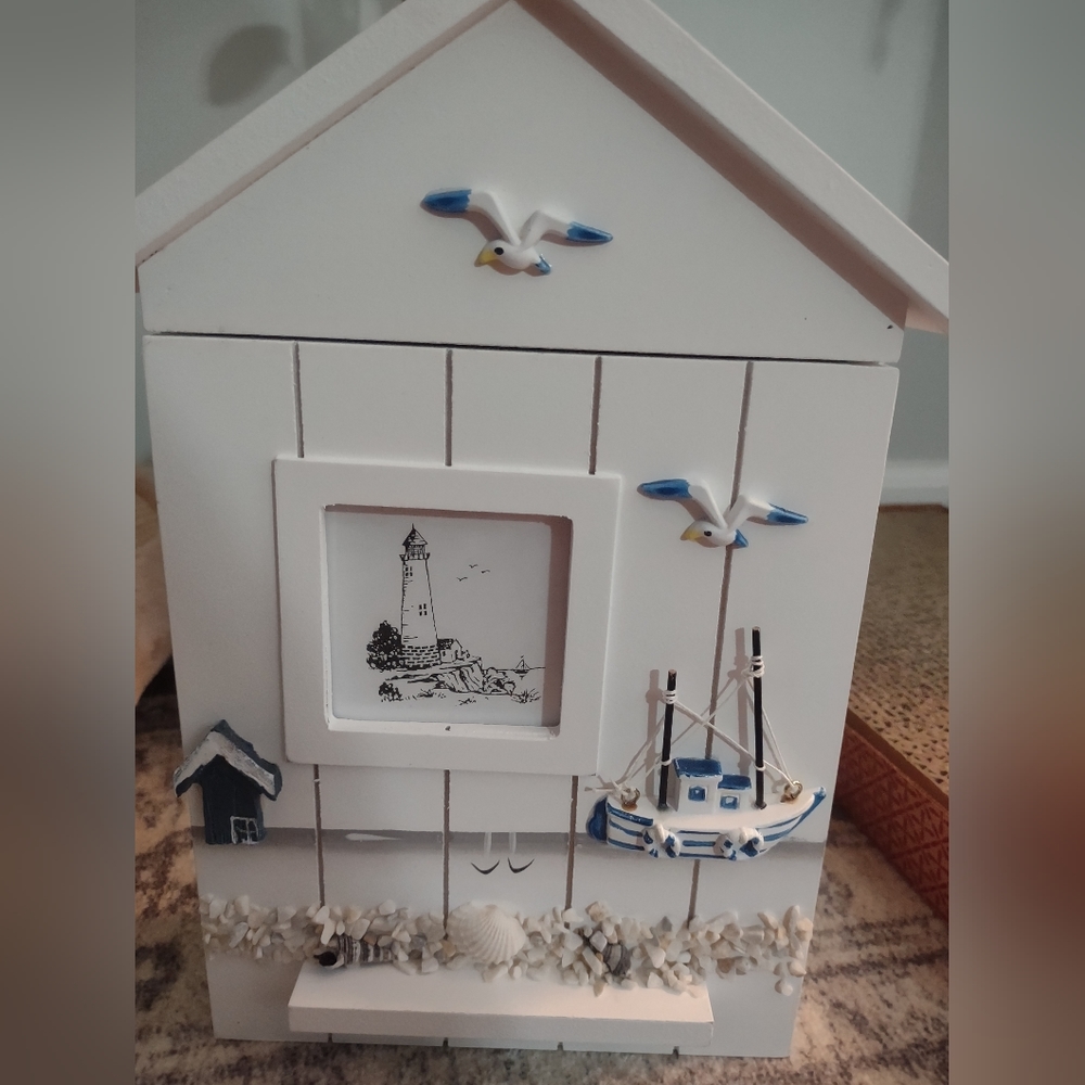 Homemade Beach Key Holder 🌊🐚